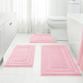 HOMEIDEAS Bathroom Rugs Set 3 Piece - Soft, Absorbent Microfiber Bath