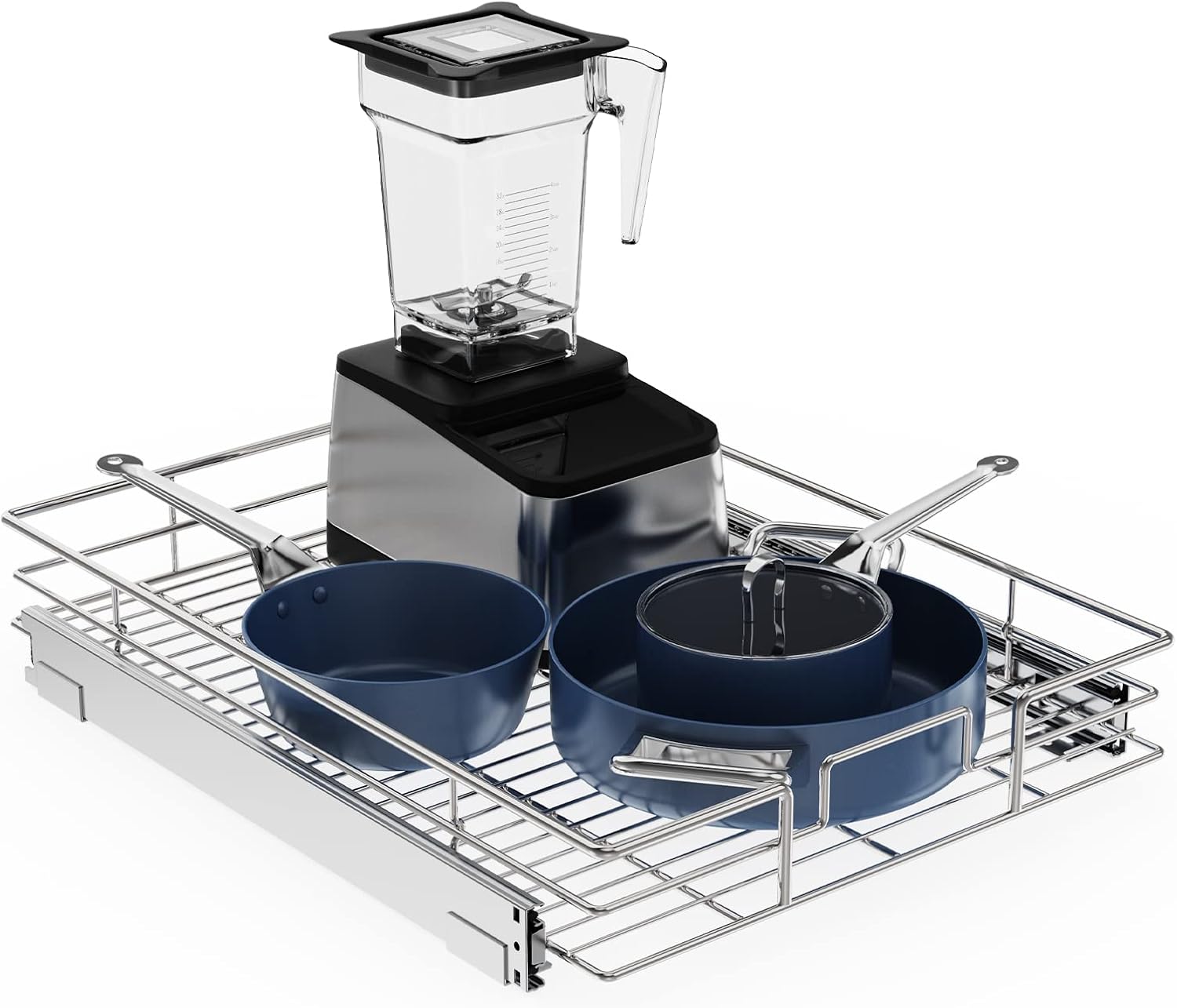 ROOMTEC Pull Out Cabinet Organizer for Kitchen Storage Needs