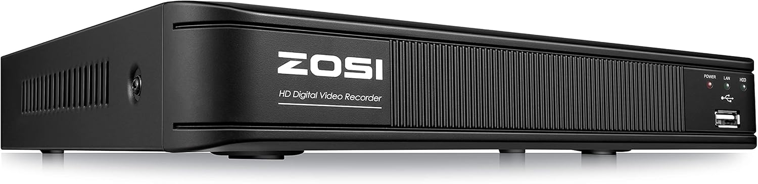 ZOSI H.265+ 8 Channel 5MP Lite 1080p CCTV DVR Recorder Review
