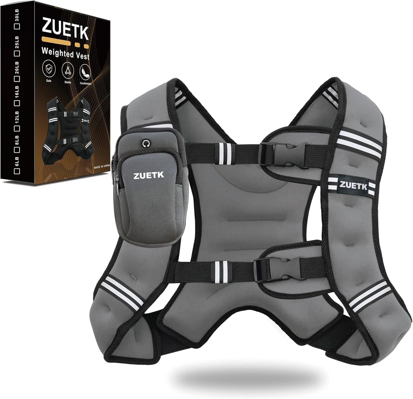 Weighted Vest for Strength Training and Fitness Workouts