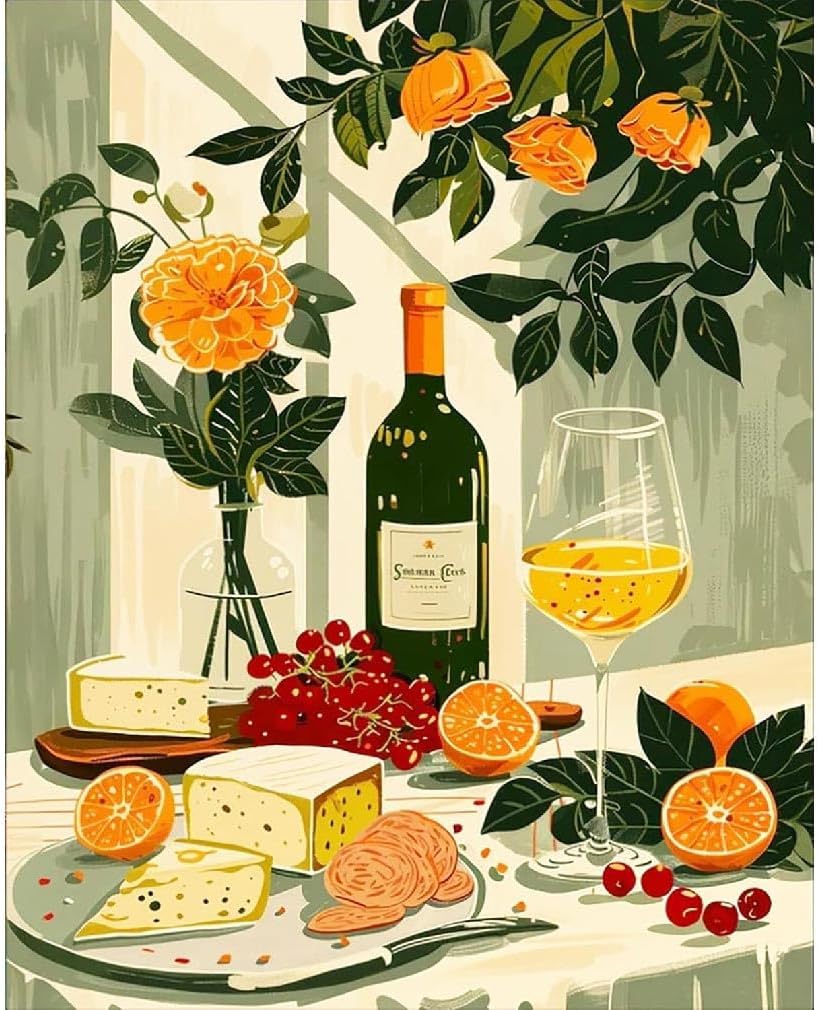 DIY Retro Cocktail Paint Kit for Home Decor