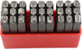 27pcs Heavy Duty Steel Stamp Uppercase Reverse Letters 5/32 4mm