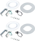 Recessed Lighting Converter Kit 8in White Medallion - Easy Retrofit