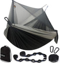 Sunyear Hammock Camping with Net and Tree Straps - Spacious, Durable