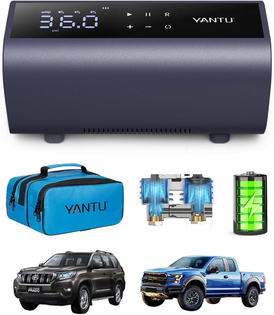 YANTU Dual Cylinder Tire Inflator - Fast Inflation