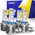 9005 9006 LED Bulbs Combo 6500K White - 600% Brighter