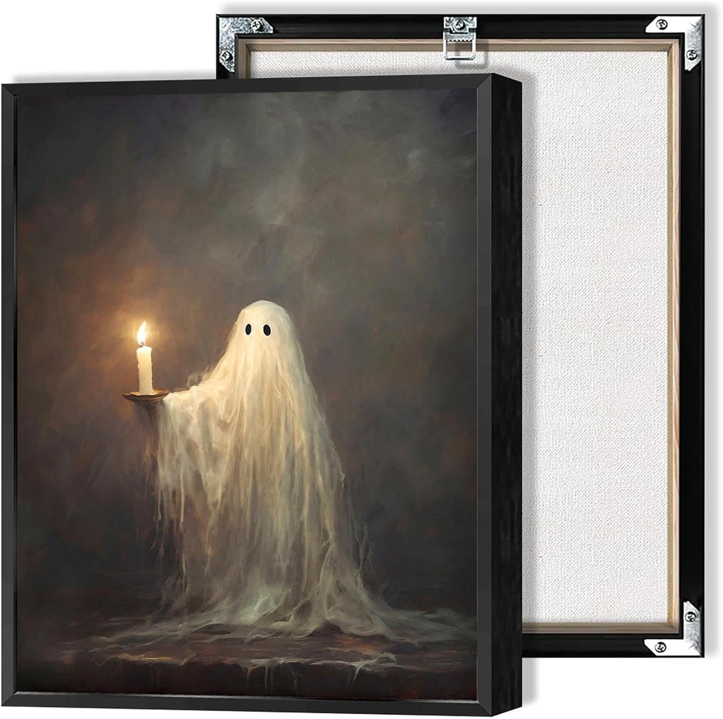 Vintage Halloween Cute Ghost Wall Art for Spooky Decor