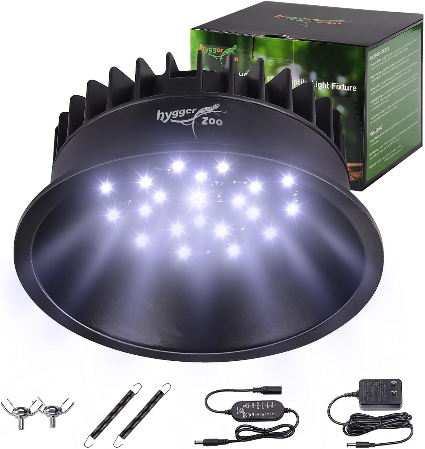 UVB Light for Reptiles with Timer and Adjustable Brightness