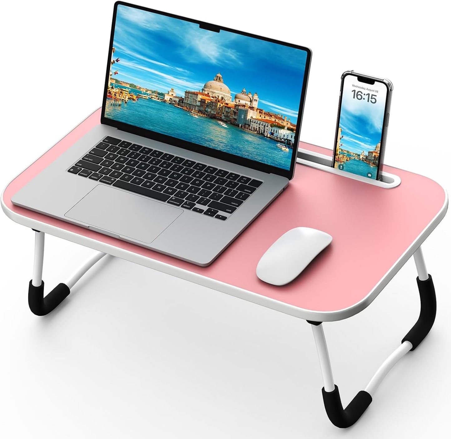Portable Pink Lap Desk - Work, Write, Relax Anywhere! (20.811.8)