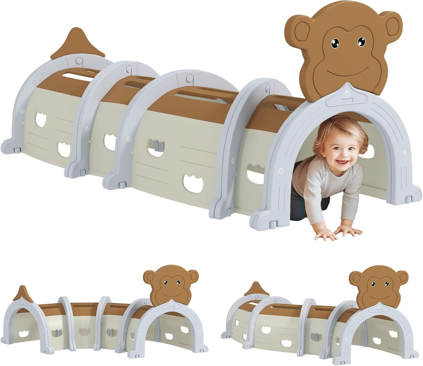 Qaba Monkey Tunnel for Kids - Fun Indoor Outdoor Play Structure