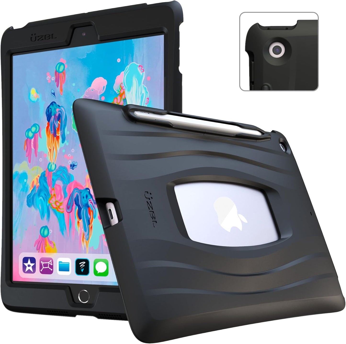 UZBL Case for iPad 9th Gen - Premium Silicone Protection