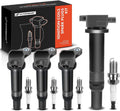 A-Premium Ignition Coil Pack and Iridium Spark Plugs Set - Reliable