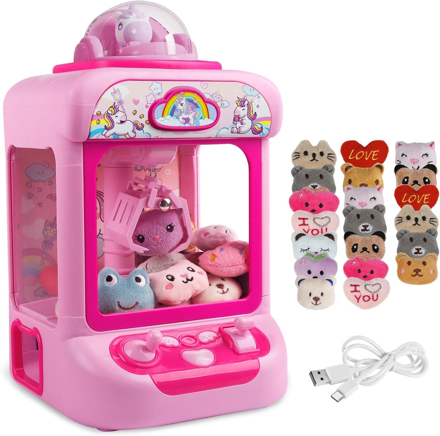 Unicorn Mini Claw Machine for Kids - Fun Arcade Game Experience