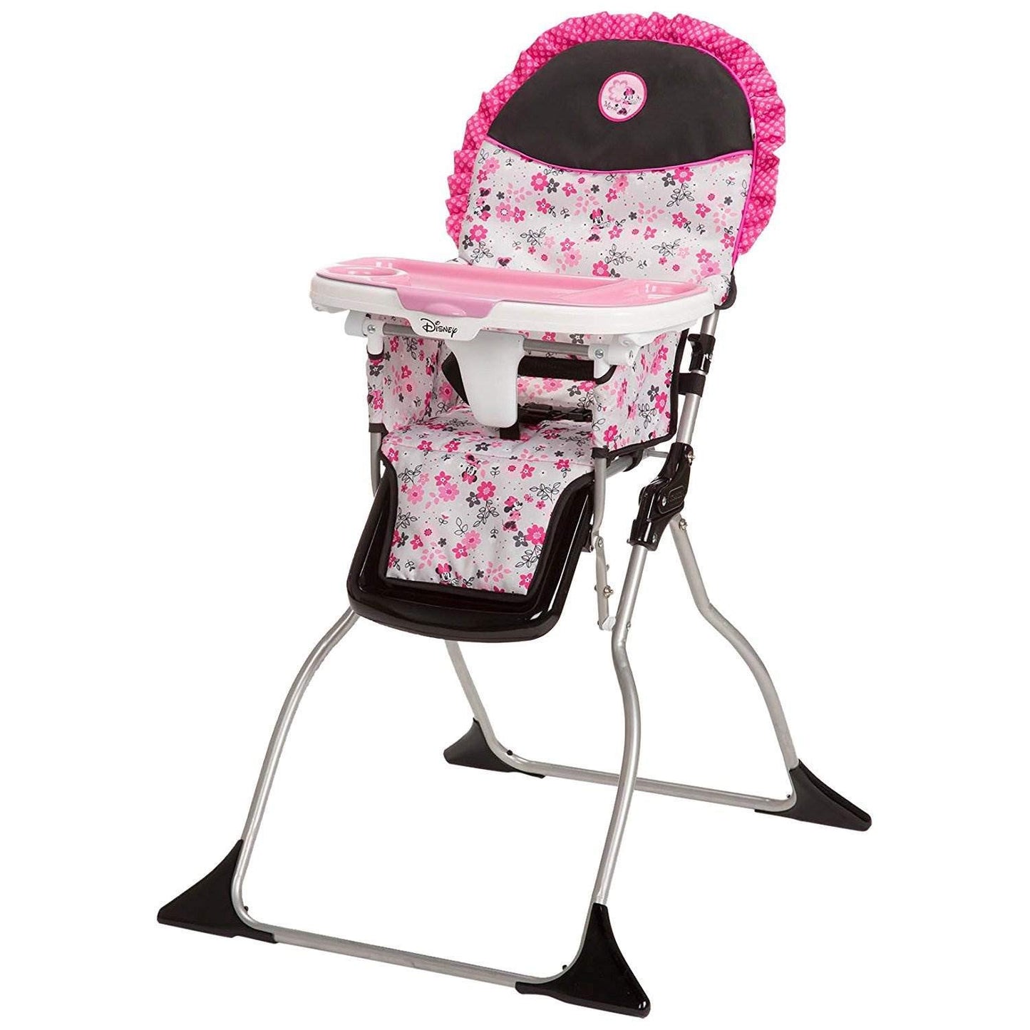 Minnie Mouse Foldable Highchair - Easy Folding & Adjustable Tray