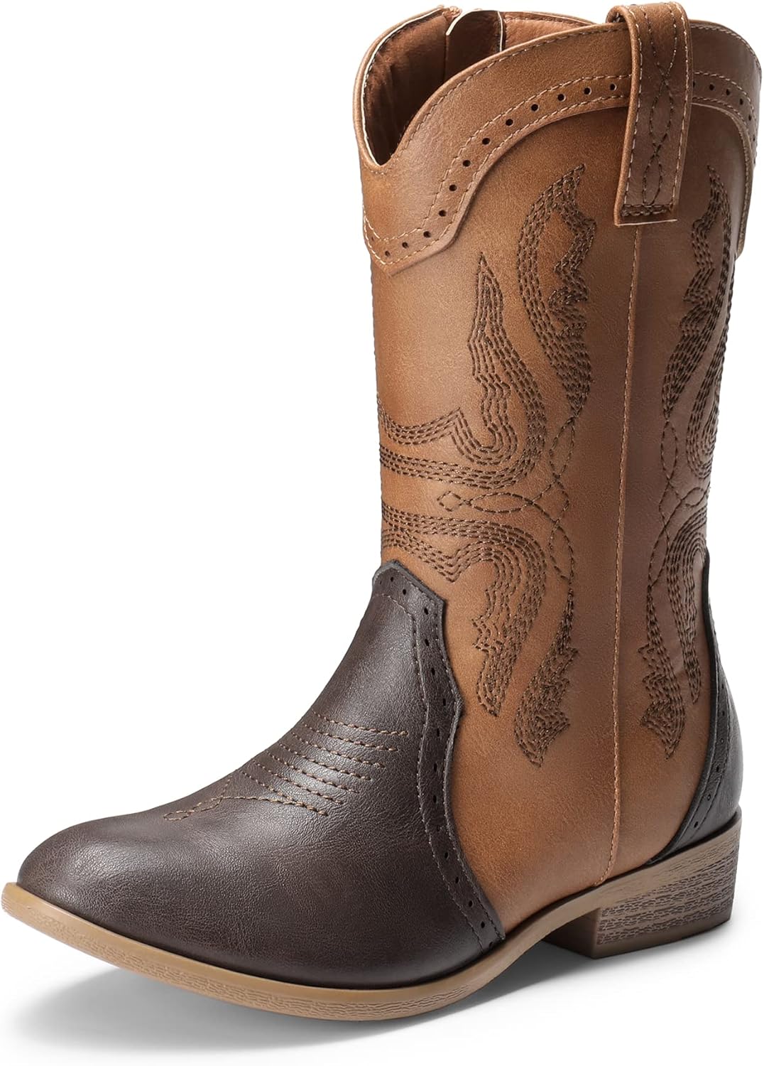 DREAM PAIRS Cowgirl Boots for Kids - Stylish Western Design