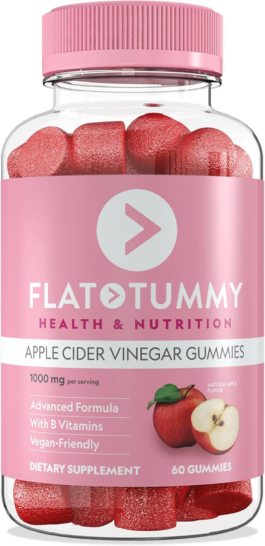 Flat Tummy ACV Gummies - Gut Health Detox Boost