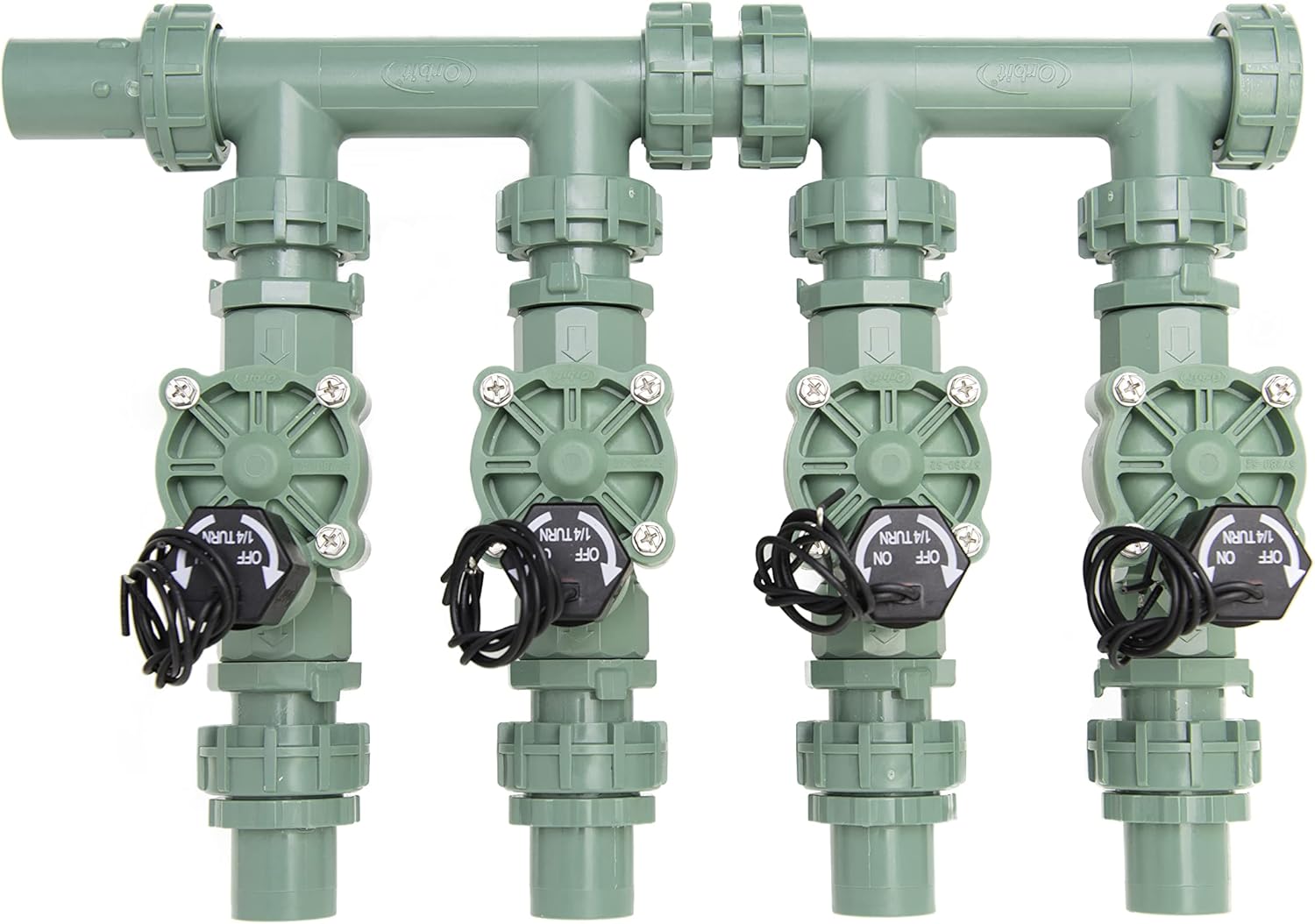 Orbit WaterMaster Preassembled Manifold for 4-Valve Sprinkler System