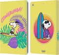 Peanuts Cowabunga! Snoopy Aloha Disco Leather Wallet Case for iPad