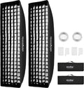 Godox 13 x 63 inch Strip Softbox with Honeycomb Grid Design