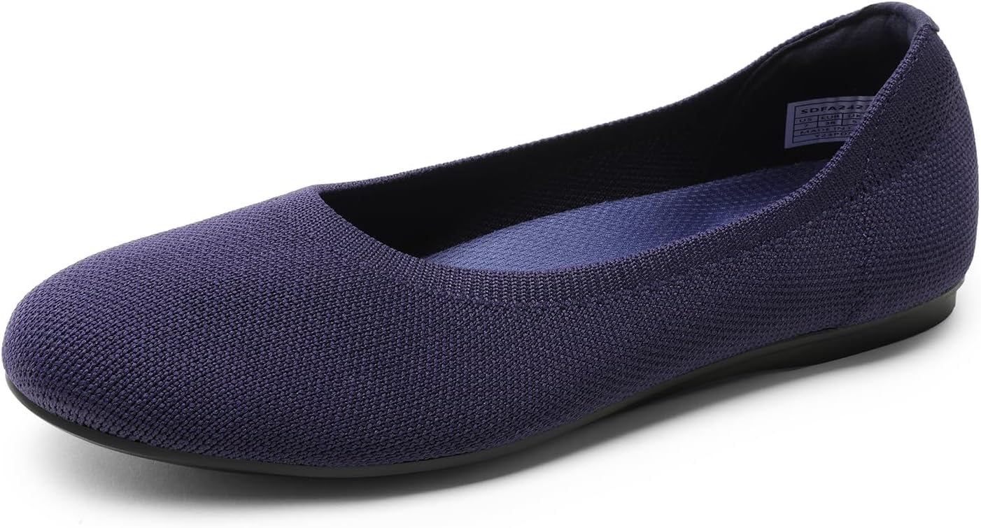 DREAM PAIRS Ballet Flats for Women with Arch Support Comfort