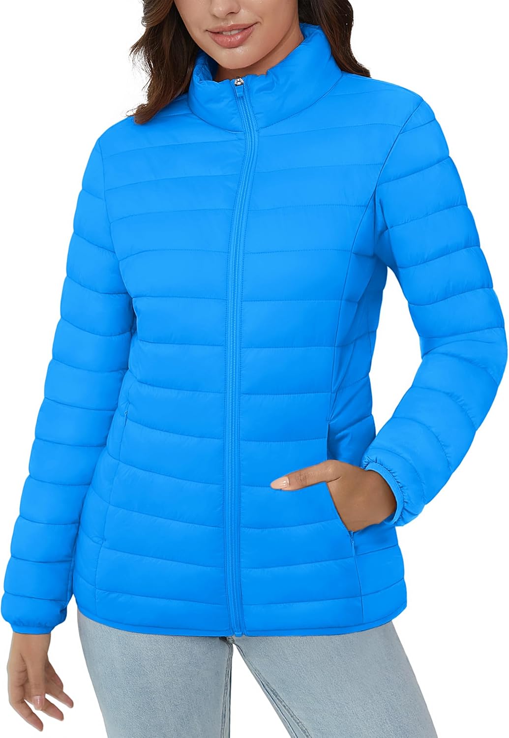 Lightweight Quilted Puffer Jacket for Women - Warm & Stylish