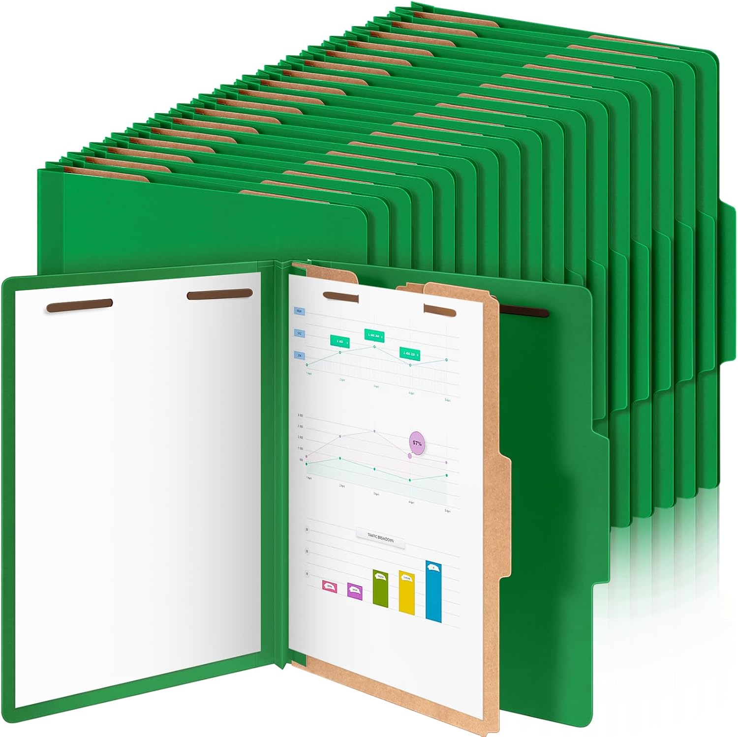 48 Pcs Classification Folders for Teachers and Students Needs