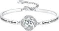Christmas Day Badass Sister Gifts Bangle Bracelet - Thoughtful Sister