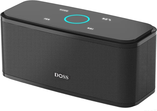 DOSS SoundBox Touch Speaker: 12W HD Sound, Waterproof, 20H Playtime