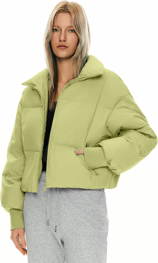 Orolay Puff-O Women's Winter Oversized Cropped Puffer Jacket