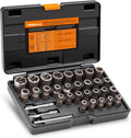 THINKWORK Bolt Extractor Kit, 32-Piece Nut Extractor Socket Set