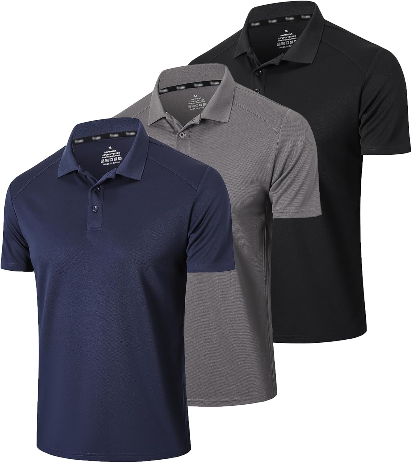 Mens Moisture Wicking Polo Shirt for Performance and Comfort