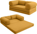 COMAX Folding Sofa Bed 4-in-1 Convertible Floor Couch - Space-Saving