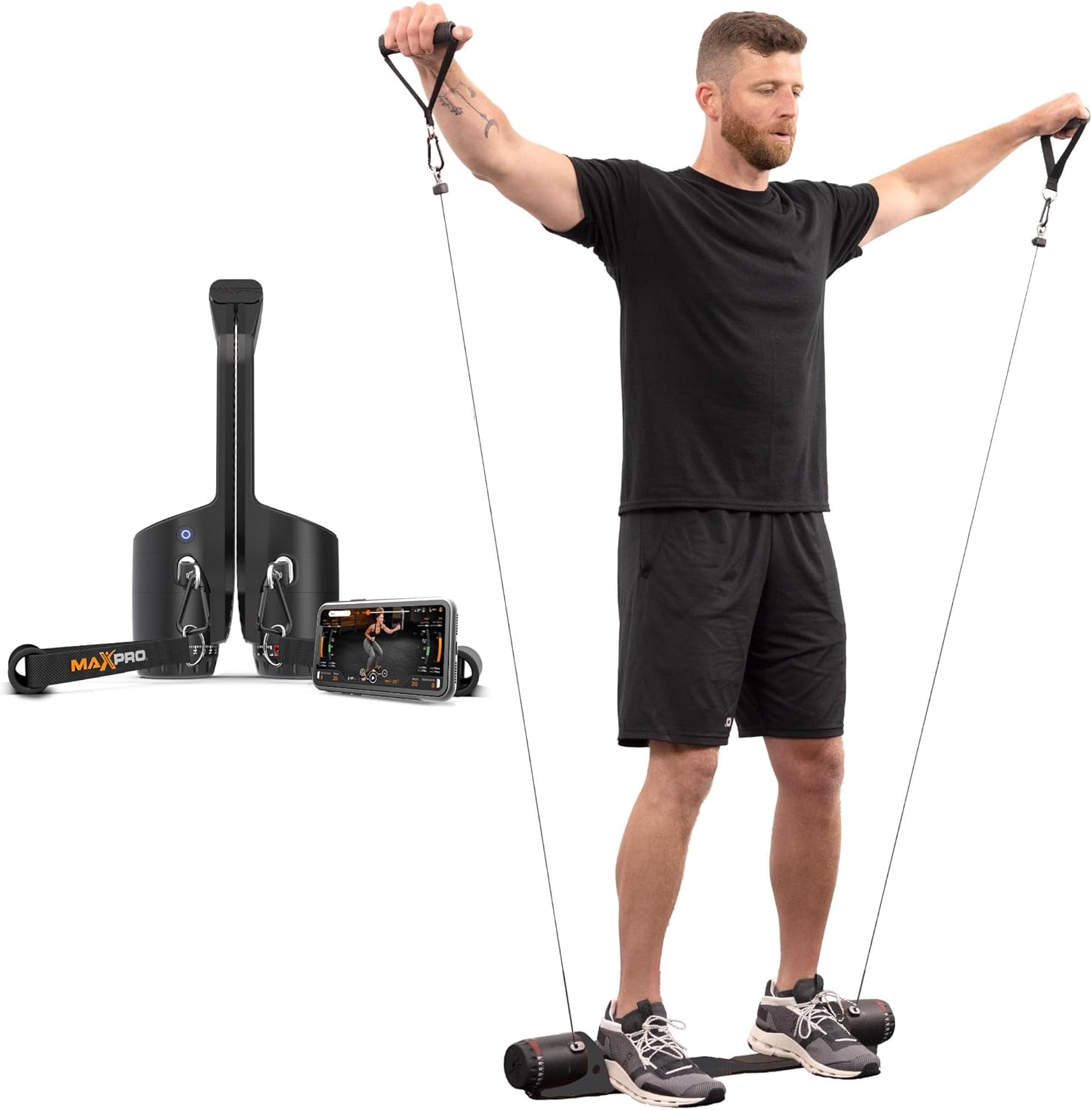 MAXPRO Fitness Cable Home Gym: Portable, Versatile & Powerful