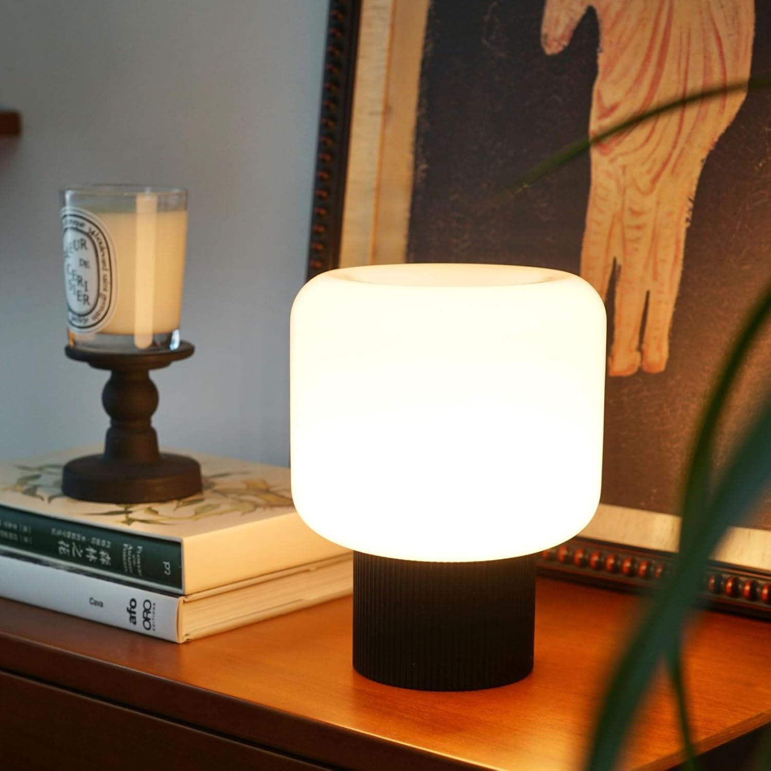 Halo Mushroom Lamp - Cute Cordless Rechargeable Table Light