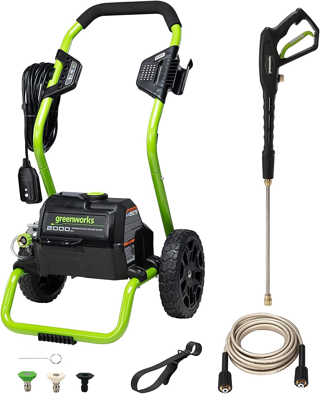 Greenworks 2000 PSI Electric Pressure Washer for All Your Needs