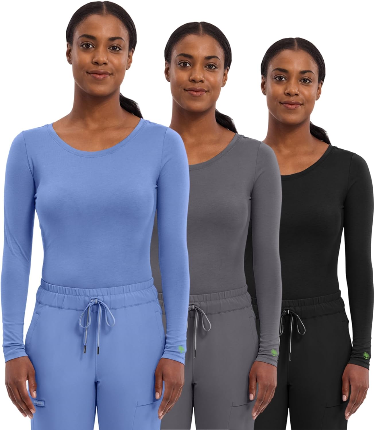 Healing Hands Women's Longsleeve Scrub Tee for Comfort & Style