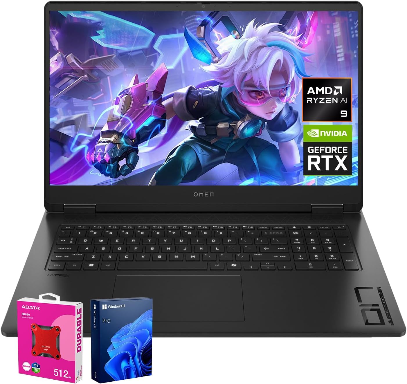 HP OMEN 17.3 RTX 5070 Gaming Laptop with 64GB DDR5 RAM