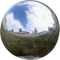 Gazing Globe Mirror Ball 10 in Silver Stainless Steel - Garden Accent