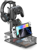 KDD Headphone Stand with Drawer - Headset & Controller Organizer