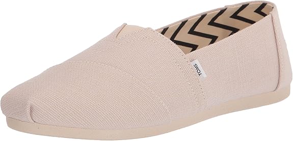 TOMS Women's Alpargata Recycled Cotton Canvas Loafer Flat Review