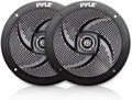 Pyle Marine Speakers 6.5 in 2-Way Waterproof Pair - Low Profile Sound