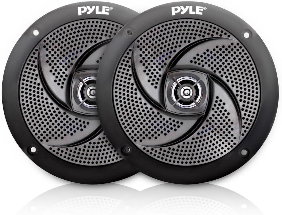 Pyle Marine Speakers 6.5 Inch Waterproof Outdoor Audio System