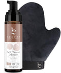 Self Tanner Tanning Mousse Kit for a Natural Sun-Kissed Glow