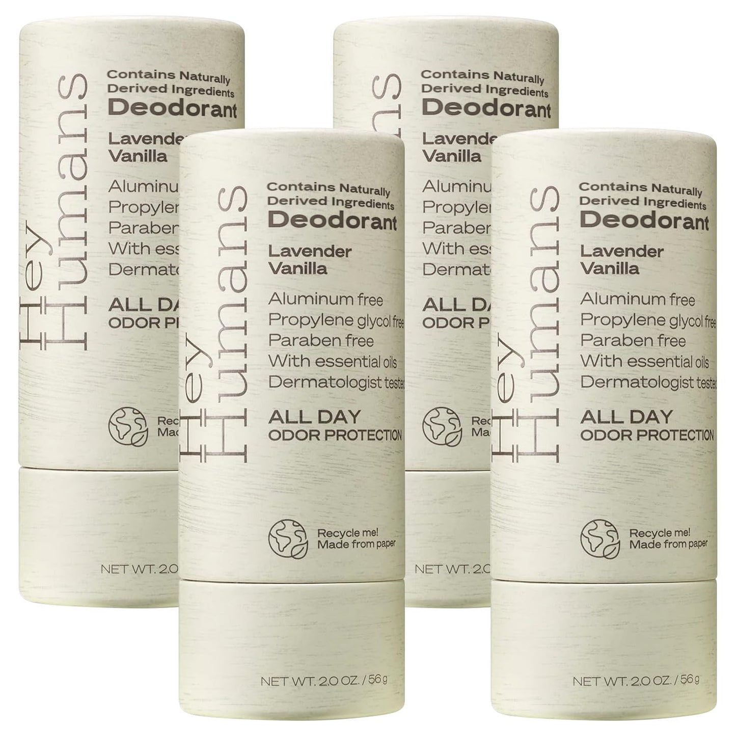 Hey Humans Aluminum Free Deodorant for All Day Odor Control