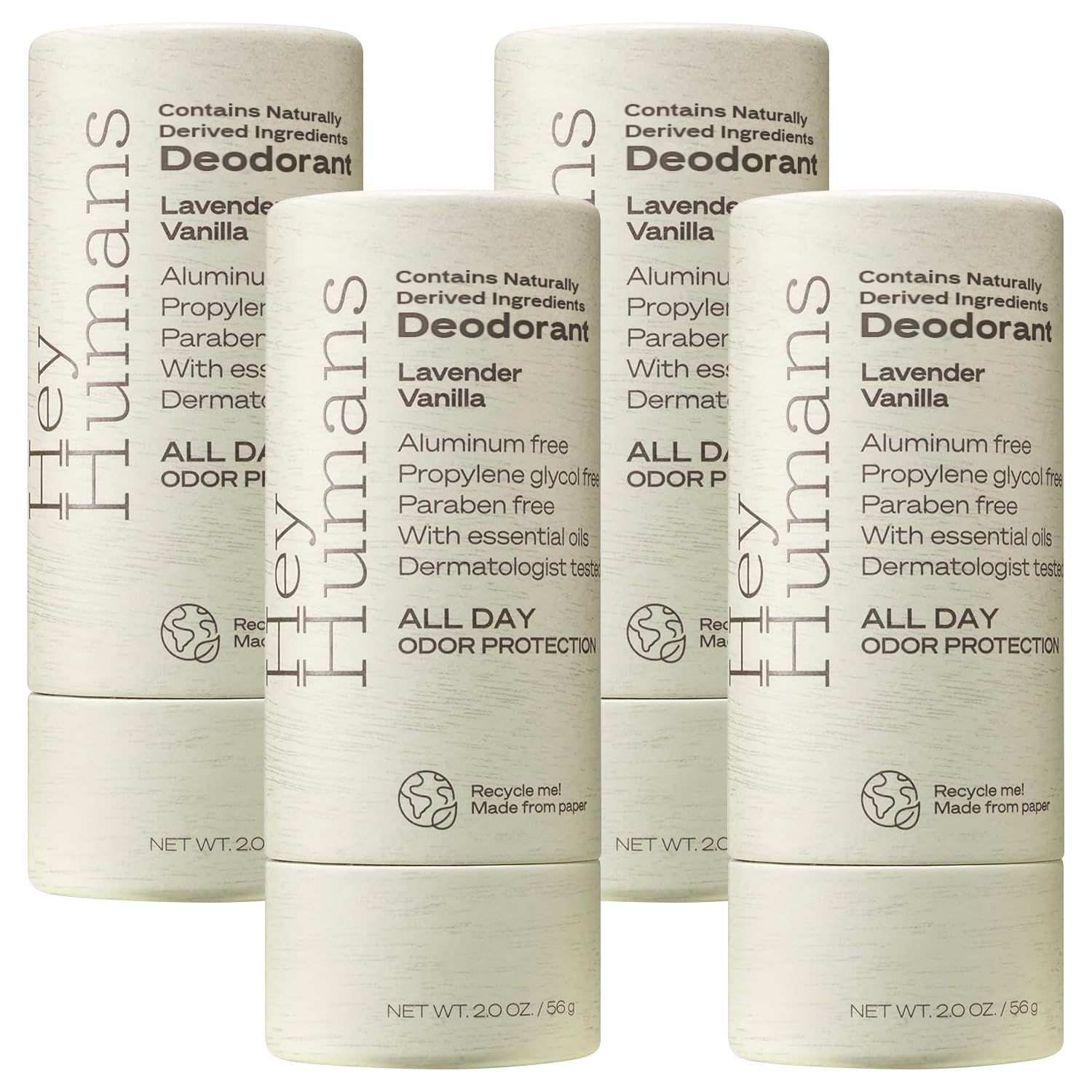 Hey Humans Aluminum Free Deodorant for All Day Odor Control