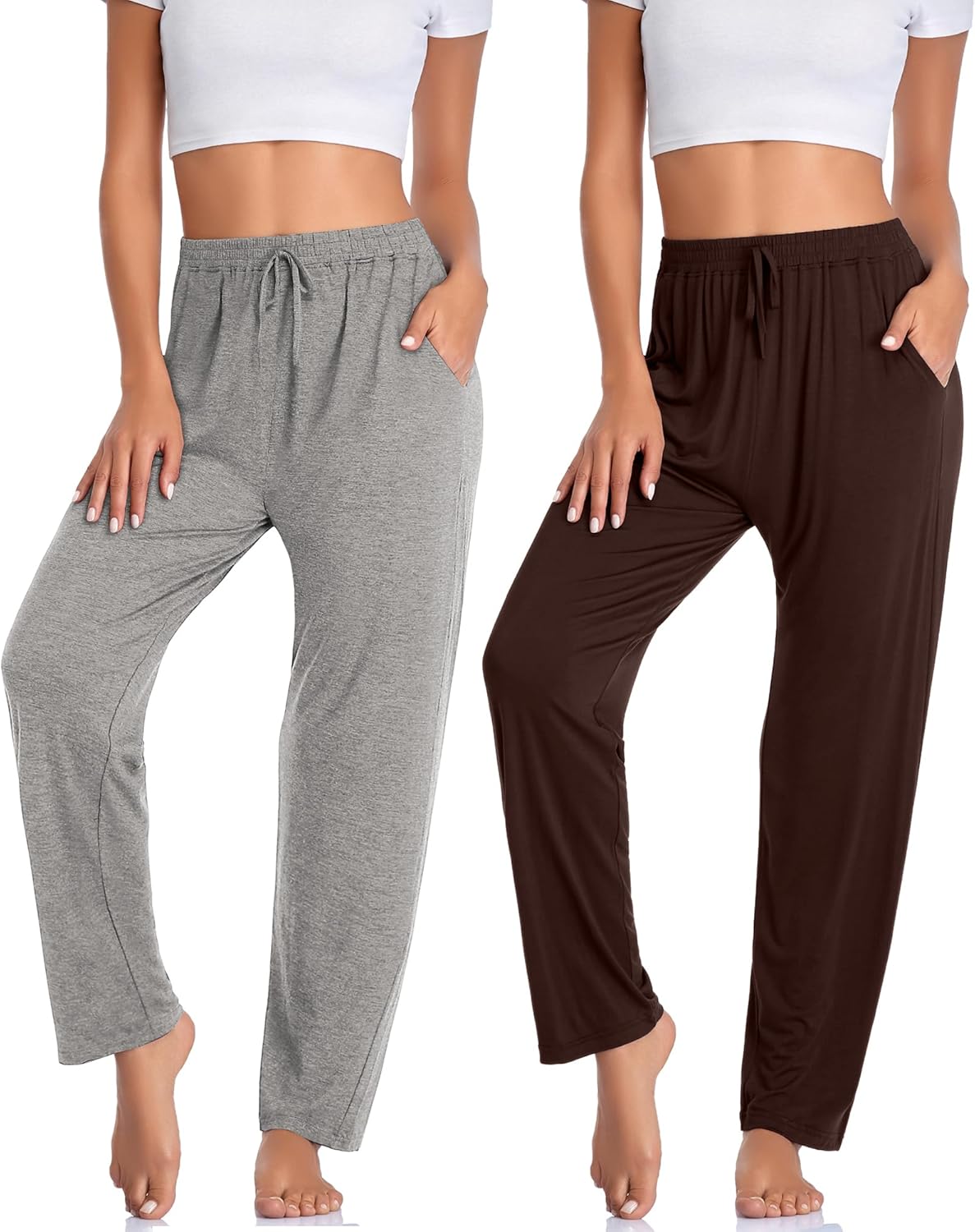 OLIKEME Womens Yoga Pants Lightweight Comfy Casual Lounge Wear