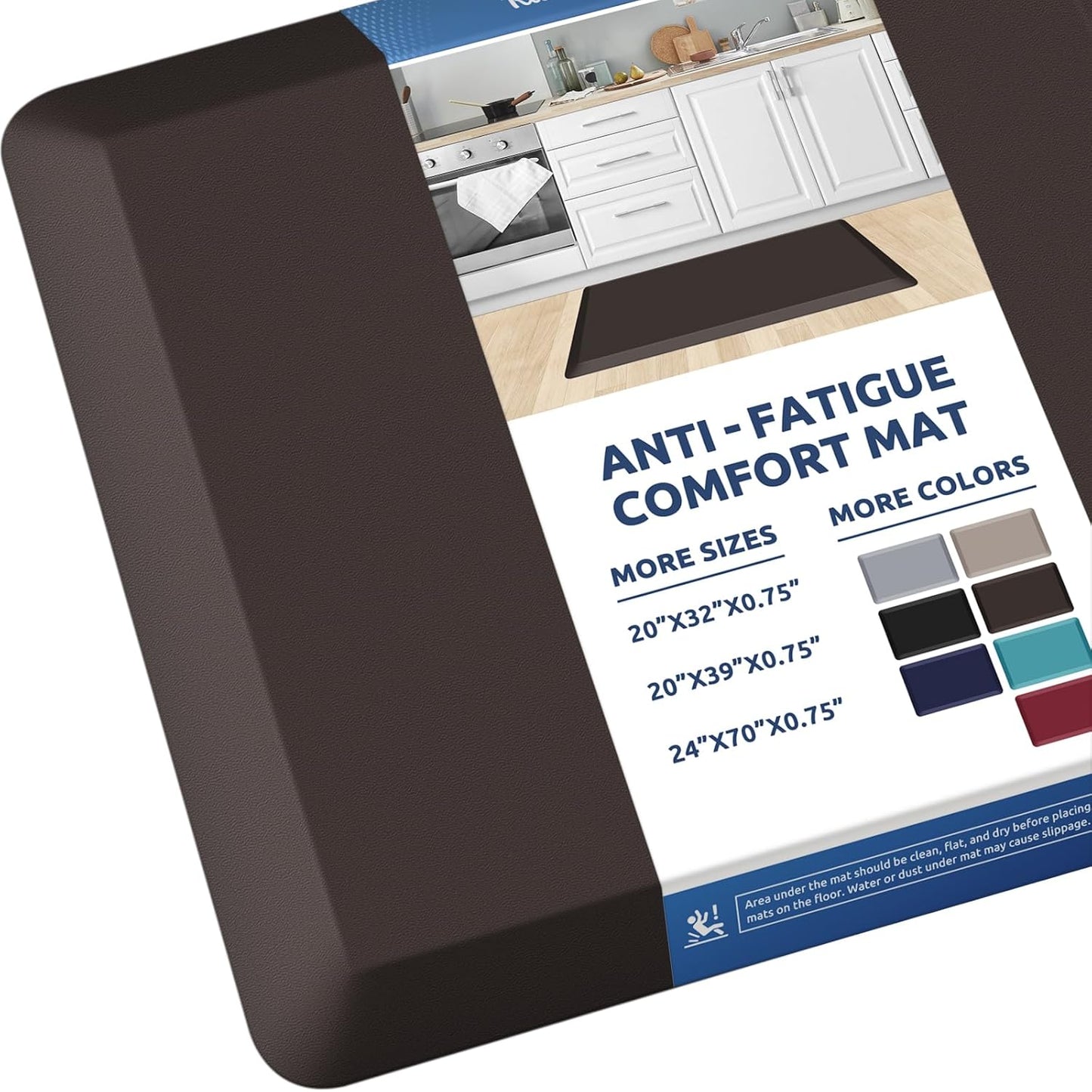 KitchenClouds Cushioned Anti Fatigue Kitchen Mat for Comfort