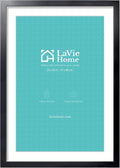 Gallery-Style Black 24x34 Picture Frame for Your Memories