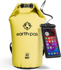Earth Pak Waterproof Dry Bag 30L Roll Top Backpack - Kayak Ready