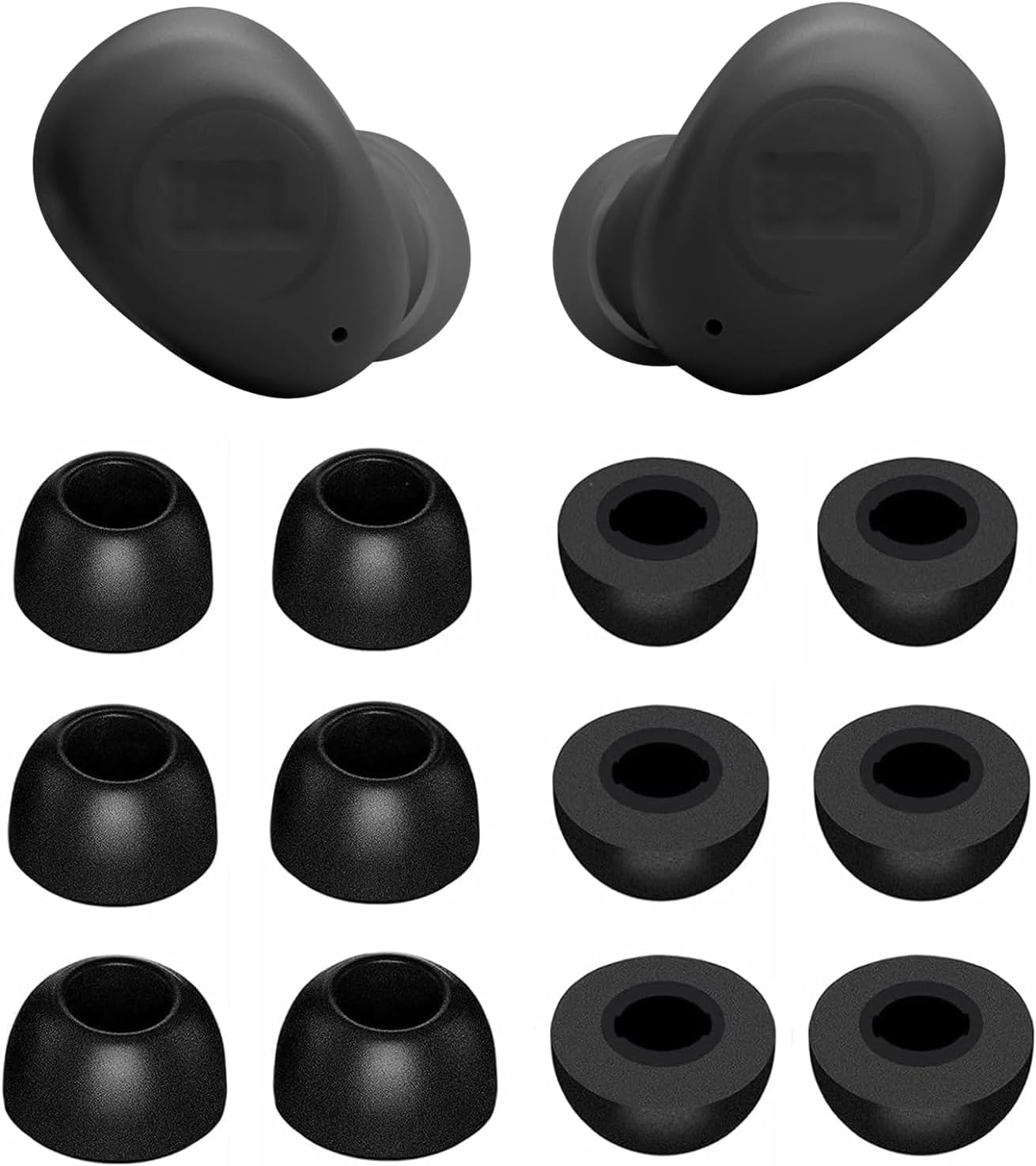 6 Pairs ALXCD Noise Isolation Memory Foam Tips